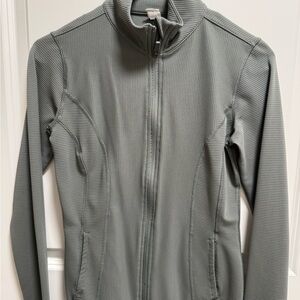 90 Degree By Reflex Ribbed Gray Utility Jacket